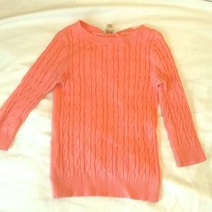 Coral sweater